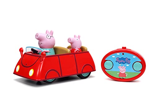 Jada Toys Peppa Pig RC Remote Control Car Red, Toys for Kids
