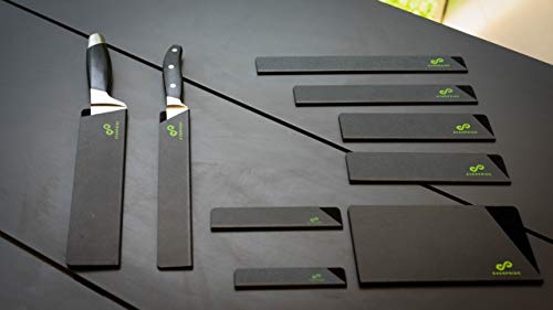 Everpride 9-Piece Knife Guard Set, Universal Blade Cover Sheaths For Chef And Kitchen Knives – Durable Knife Edge Guards Include Multiple Sizes To Protect Your Full Set Of Knives - Knives Not Included #TOP5