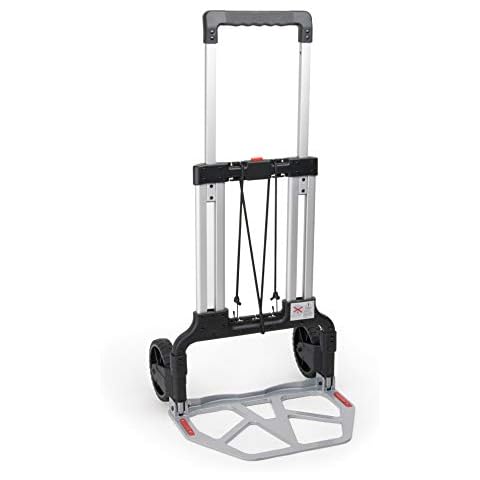 Klappbare Sackkarre mit Vollgummireifen, Alu Sackkarre klappbar, Transportwagen faltbar Cover