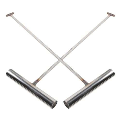 ULTECHNOVO 2 Pz Gancio Sollevatore Per Tombini Maniglia Del Tombino Strumento Di Sollevamento Del Coperchio Di Tombino Ganci Di Sollevamento Attrezzo Per Tombini Acciaio Inossidabile Silver