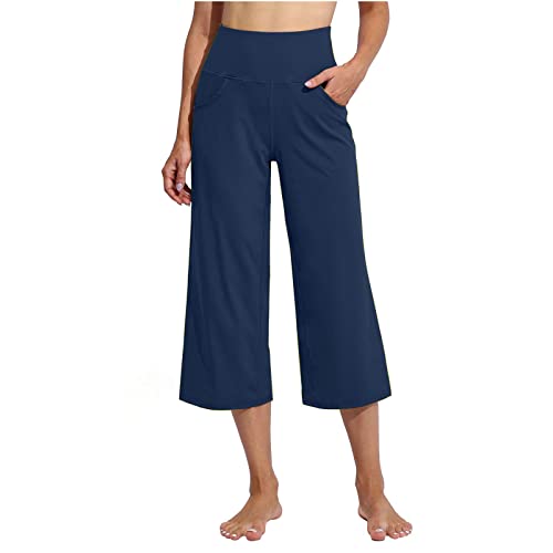 Calça feminina feminina faixa yoga corte alto flare perna larga básico boot cut perna verão outono 2