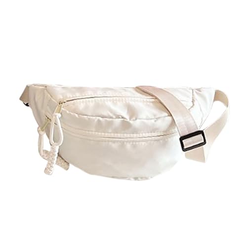 Image of Chest Bag Crossbody Daypack Sport Waist Pack Waist Bag Fashion Crossbody Bag White