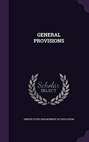 General Provisions