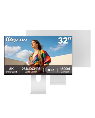 Image of G32X 32'' UHD 6K (6016 x 3384) Monitor, IPS Panel, 10-Bit Color, 99% sRGB, 98% DCI-P3, 218PPI, 60Hz, HDR, 1500:1, Eye Care, Anti-Glare (Minimalist - with Stand)