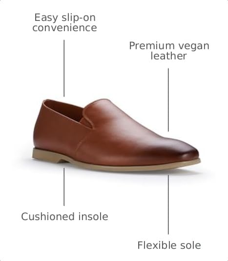 Image of Ferro Aldo Men's Slip-On Loafers | Woven Espadrille & Classic Styles | Casual & Formal Dress Shoes