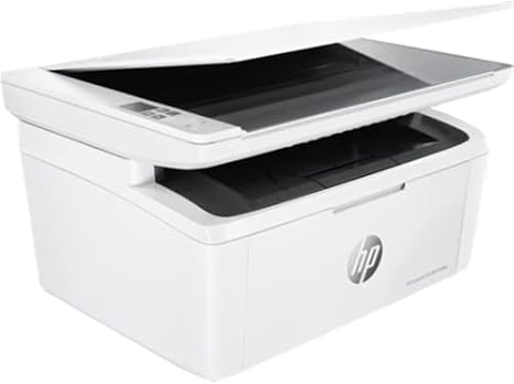 HP LaserJet Pro M28W Wireless All-in-One Monochrome Laser Printer, Ethernet, print speeds up to 18/19 ppm, Print Scan Copy, Auto-On/Auto-Off, White