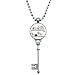 Los niños lindos de ilustración infantil estante Colgante Collar Vintage Llavero Plata Joyas