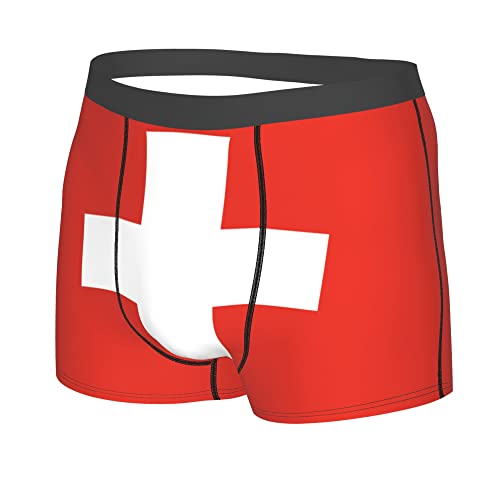 Macedonian flag Mens Boxer Briefs Underwear Breathable Stretch Boxer Trunk with Pouch for Men, Youth2