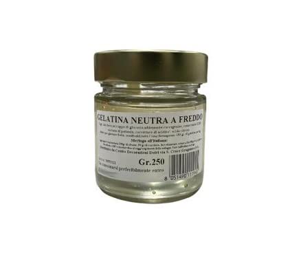 Gelatina neutra a freddo gr. 250 - Centro Decorazioni Dolci- ideale per glassare frutta, semifreddi, babà.