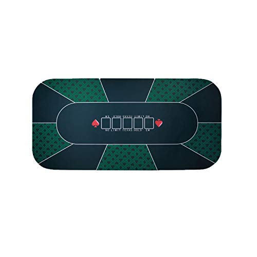 Firstand Professional Sure Sick Rubber Foam Poker Table Top Layout for Up to
