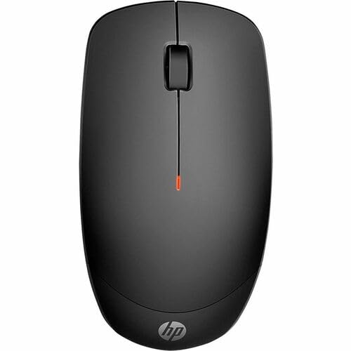 HP 235 Slim Wireless Mouse (4E407UT) - Optical - Wireless - 32.81 ft - Radio Frequency - 2.40 GHz - USB Type A - 1600 dpi - Scroll Wheel - 3 Button(s) - 1 x AA Battery Supported - 1.5 Year Battery Run