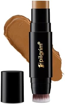 Pilgrim Dream Matte Foundation Stick Deep Mocha-725 | Lightweight Full Coverage Air Brush Finish Infused with Vitamin C 10gm