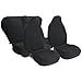Kojem Front & Rear Full Seat Covers Compatible with 1984-2001 Jeep Cherokee XJ Cloth Black