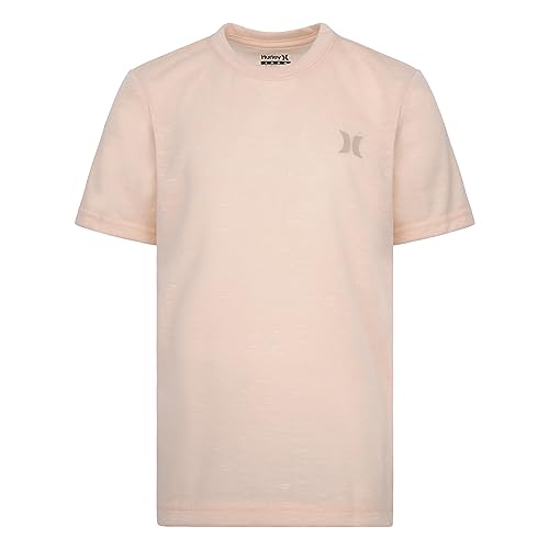 Hurley Soft Basic Cloud Slub T-Shirt, Mangue délavée, 4 Garçon