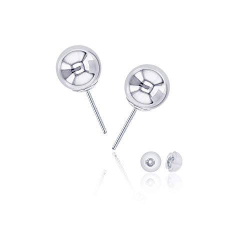 14K Gold 8mm Ball Stud Earring2