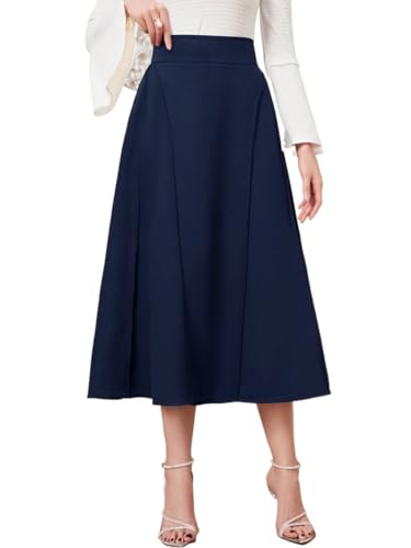 Jupe longue pour femmes coupe fluide qui affine la silhouette