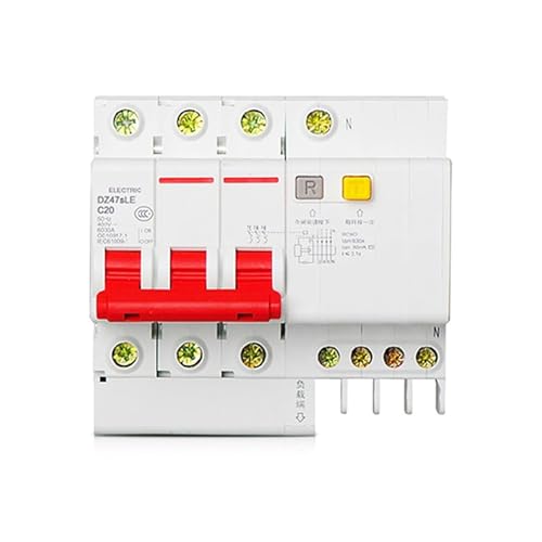 Disjoncteur de protection contre les petites fuites DZ47sLE 3P+N C 20A triphasé