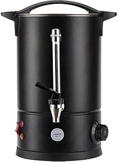Fooikos Coffee Urn,8L-50 Cups, 304 Stainless Steel,1600W Fast Heating Black