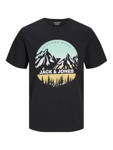 JACK&JONES PLUS Jjpeak tee SS Crew Neck Pls Camiseta, Moonbeam, 3XL para Hombre