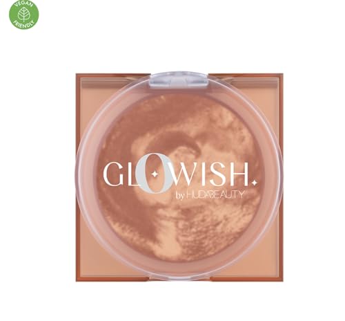 HUDA BEAUTY GloWish Soft Radiance Vegan Bronzing Powder 02 Medium - Image 5