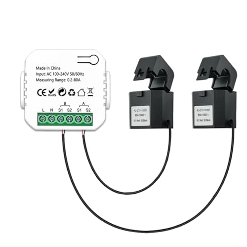 Compteur d'énergie bidirectionnel Tuya à pince CT haute précision - 5