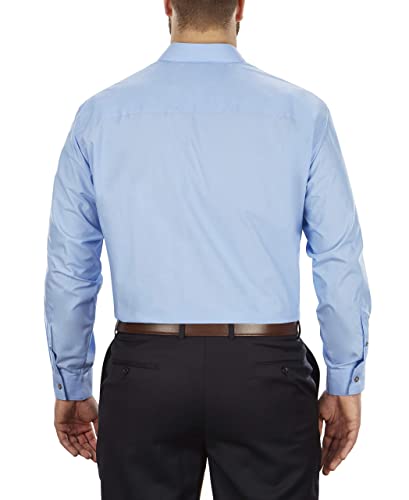 Unlisted By Kenneth Cole Mens Big And Tall Solid Dress Shirt, Light Blue, 19 Neck 34 -35 Sleeve 3X-Large Big Us #TOP1