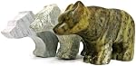 Bear Studiostone Creative Soapstone Sculpture Carving DIY Arts and Crafts Kit for Kids Adults