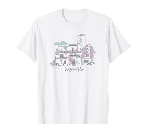T-shirt Disney Encanto Floral House Logo idéal pour l'été