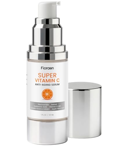 Super C Serum for Mature Skin – All-in-One Vitamin C Serum for Face with Retinol & Hyaluronic Acid...