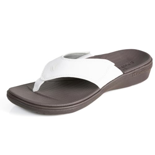 Image of PowerStep Archwear, Women's Arch Supporting Thong Sandal, Women's Orthotic Casual Dress Flip Flop, Shock Absorbing Sole, Plantar Fasciitis Relief, Neutral Arch, Lightweight, Non-Slip Tread