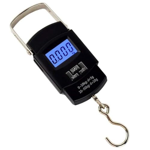 Balança Portátil De Mão Digital Com Gancho Para Mala Bagagem Pesca Até 50 Kg Balança de Mala Compact