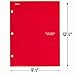 Five Star 4 Pocket Folder, 2 Pocket Folder Plus 2 Additional Pockets, Red (72089)