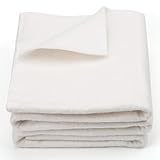 KAQRHFT Cotton Quilting Batting, Natural Cotton Quilt Batting for Quilts, 79 x 91 Inch Light Weight Purely Natural All Season Quilt Batting for Quilts, Craft and Sewing Handmade Quilt & DIY