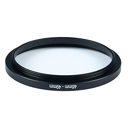Image of 46mm to 49mm Step-Up Ring Filter Adapter for All Brands UV ND CPL Metal Ring Step-Up Rings Adapter Filter (46mm-49mm)