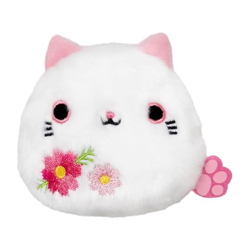 三英貿易(Sanei Boeki) だんごフレンズ 花ねこだんご コスモス W7.5×D6×H7cm ぬいぐるみ NDH07のサムネイル