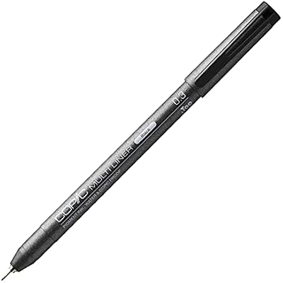 Copic Markers Multiliner 0.3 Black Pigment Based Ink