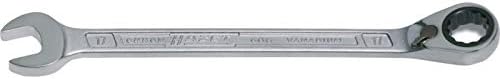 Hazet 12 mm Ratcheting Combination Wrench - Silver