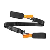 HVRFJXI Easy Ski Trineos Correa de Transporte Rápida Fijación para Esquís Snowboards Hombro Ajustable Equipo Deportes de Invierno Fijación de Esquí
