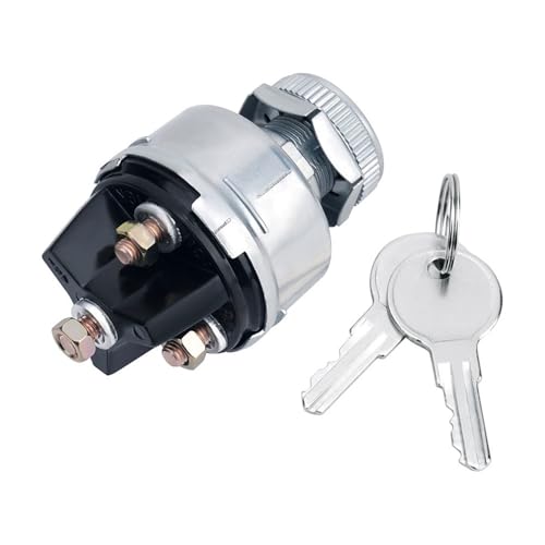 Interruptor de encendido universal 12V con 4 posiciones para control total en camiones 5