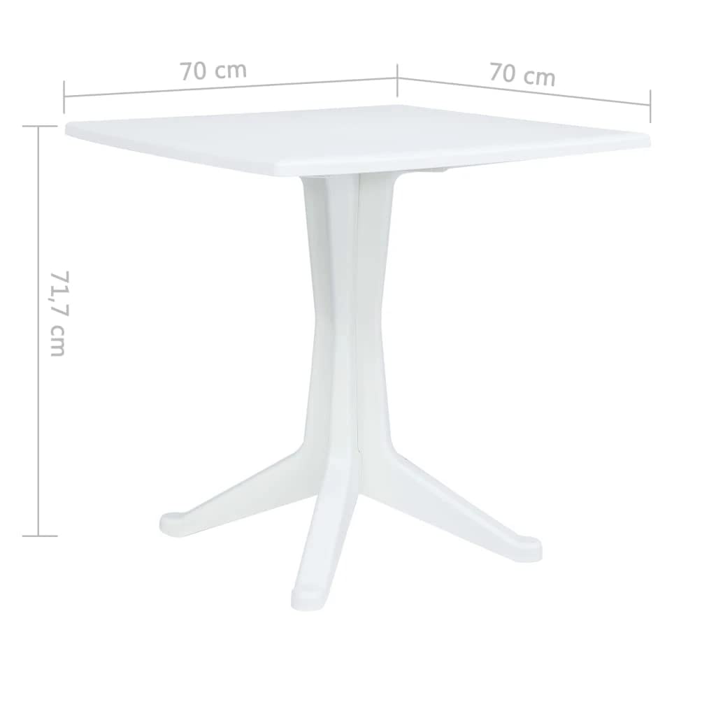 PROSERVICE S.R.L (IPE) Antracite Tavolo PONENTE 70x70x71,7, Multicolore, 30 x 30 x 30 cm