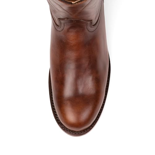 Image of 7L SIETE LEGUAS Leather Mens Roper Boot with Leather Sole Style 1000