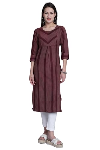 Image of Merira Women's Cotton Solid Regular Dress Shirt