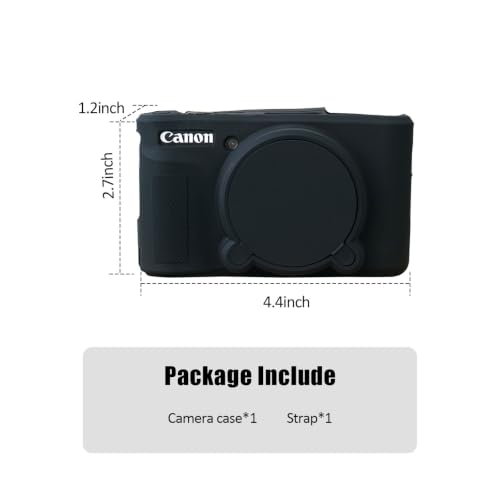 Funda Silicona para Canon PowerShot SX740 HS Negra miniatura 4