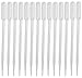 Plastikowa Pipeta Transferowa, Stopniowana Pipeta z Zakraplaczem, Jednorazowy Zakraplacz do Wyciskania, Przezroczysty Zakraplacz do Olejków Eterycznych, Laboratorium 1ml/pack of 100