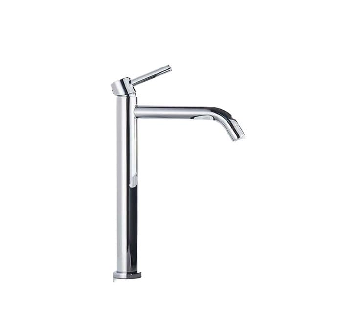 Mélangeur de lavabo haut or brossé pour rénovation salle de bain