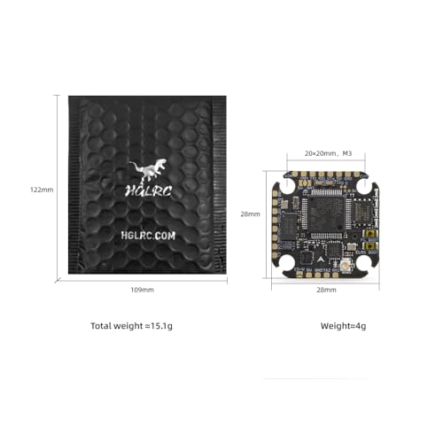 HGLRC SPECTER F722 Lite FC ICM42688 Gyro Integrated ELRS 2.4G Rece iver Flight Controller for FPV Drone Quad