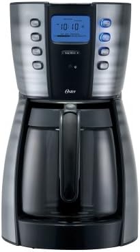 Amazon.com: Oster 4281 counterforms 12-cup Cafetera, acero inoxidable/negro  : Hogar y Cocina