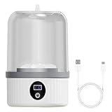 Mini-Waschmaschine – ABS 12,5 x 20 cm | 2 Modi wiederaufladbar USB Tiefenreinigung | kleine tragbare Waschmaschine – für Haus Wohnung Reisen Hotel Camping