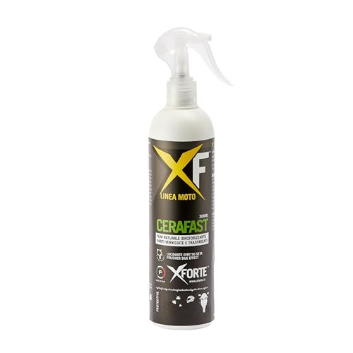 XFORTE CERAFAST cera moto, naturale idrofobizzante per carenature verniciate e parti trasparenti 300 ml