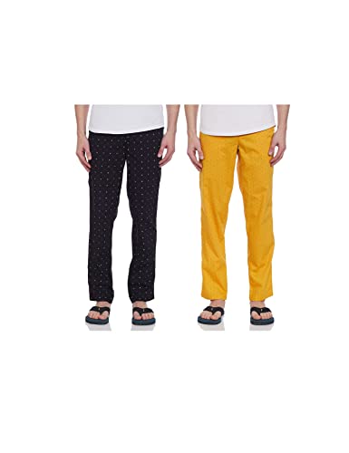 Image of Amazon Brand - Symbol Cotton Men Casual Style Pajama Bottom (Pack Of 2)